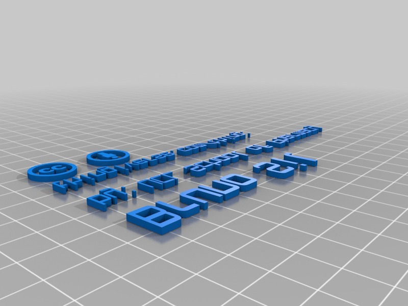 3D打印我的标签3D打印模型