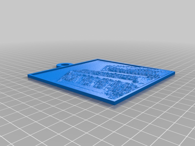 透光浮雕板 摩天大楼3D打印模型