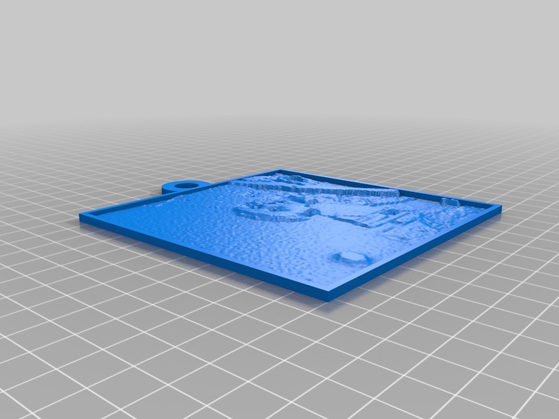 透光浮雕板 Jon cohen家族定制3D打印模型