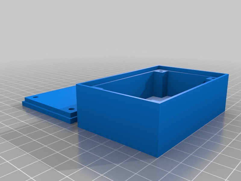 带盖储物盒3D打印模型