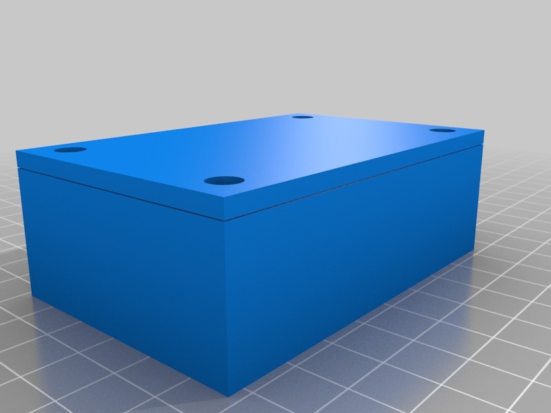 带盖储物盒3D打印模型