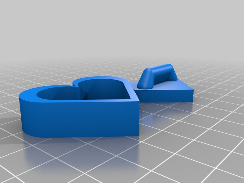 爱心储物盒3D打印模型