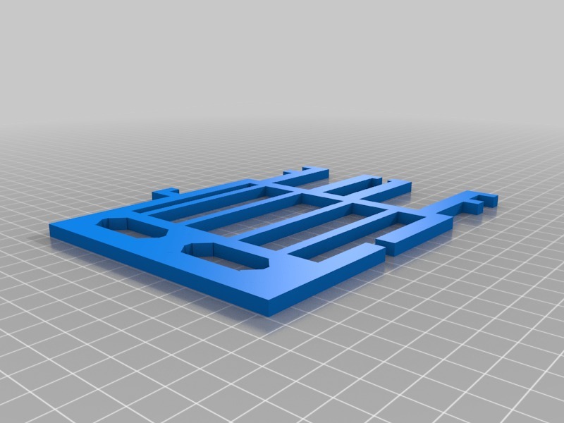 电源适配器存储存储盒3D打印模型