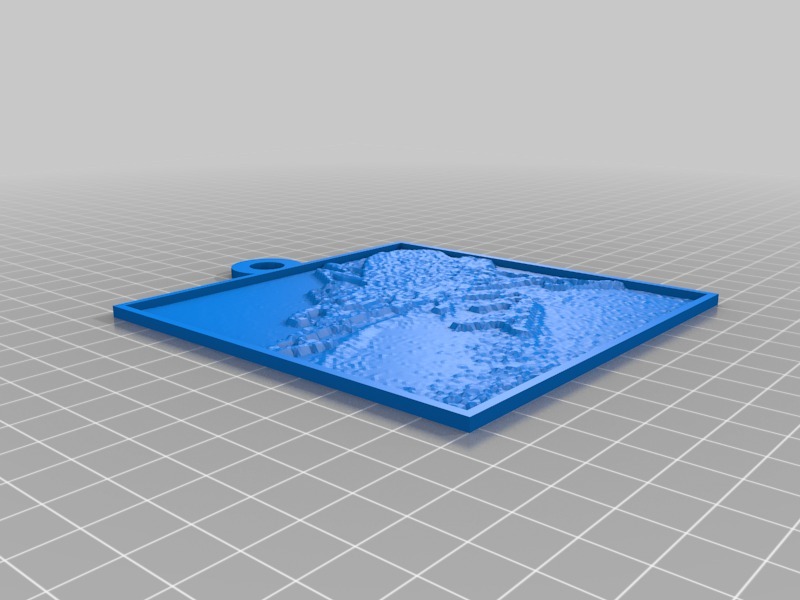 浮雕板 甲壳虫3D打印模型