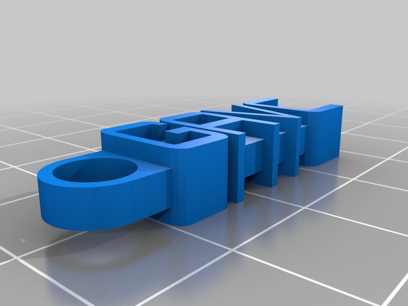 钥匙扣 GAVC3D打印模型