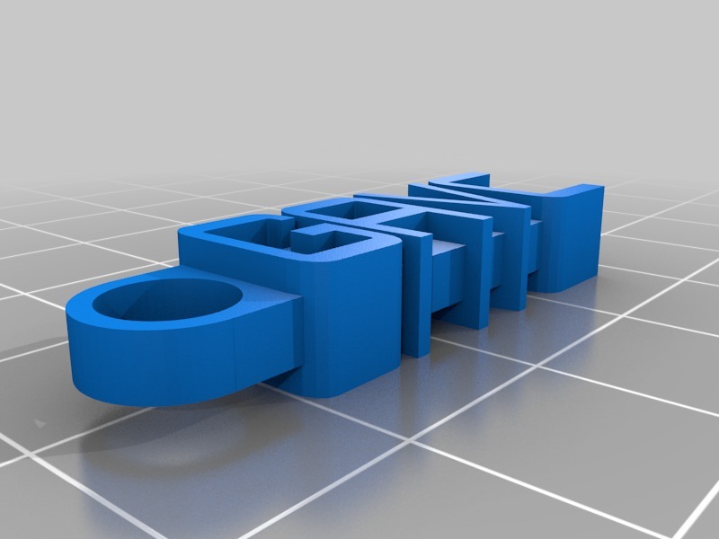 钥匙扣 GAVC3D打印模型