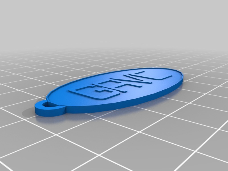 钥匙扣 GAVC3D打印模型