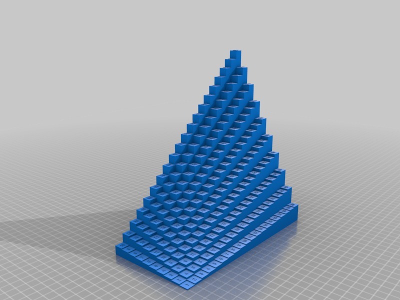 乘法表3D打印模型