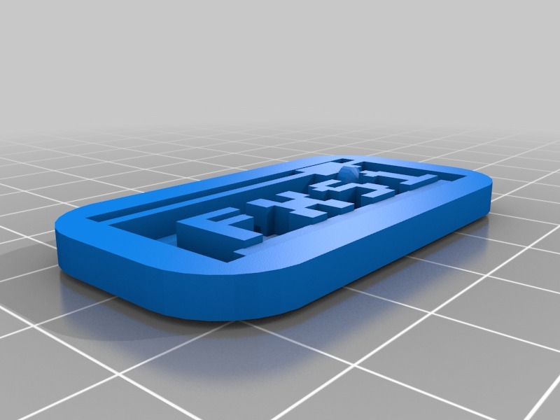 文本板3D打印模型