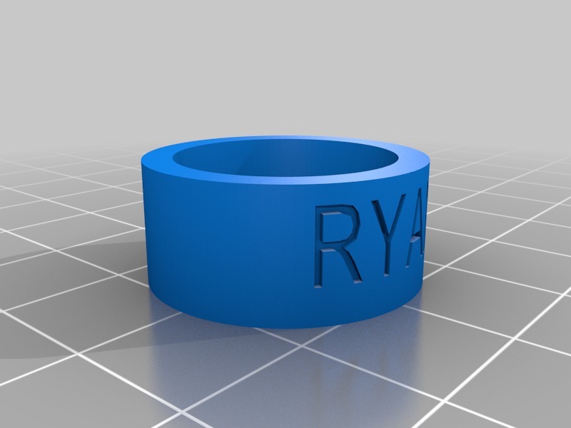 戒指 Ryan3D打印模型