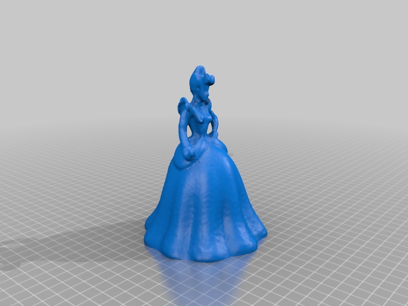 公主3D打印模型