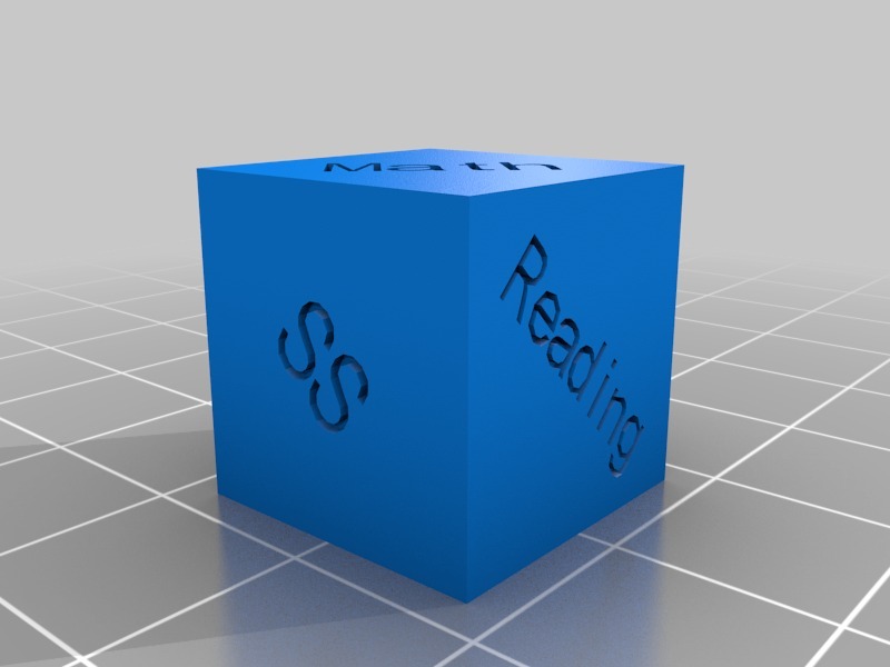 康斯坦丁骰子3D打印模型