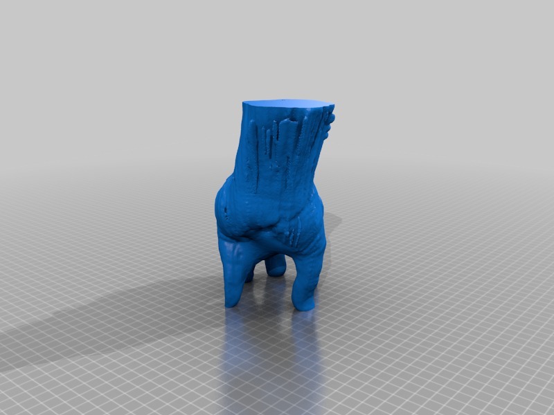 扫描的左手3D打印模型