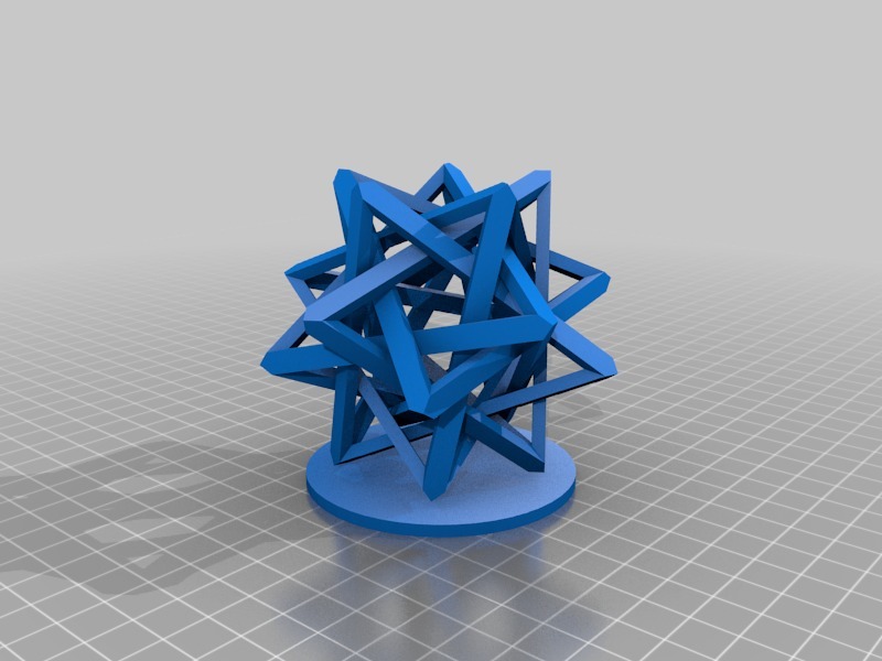 联锁四面体3D打印模型