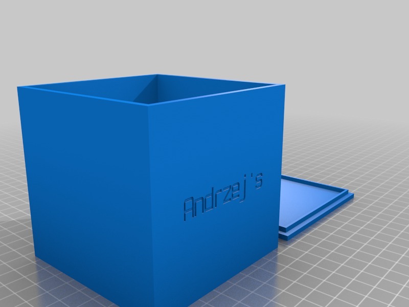 储物盒9x9x93D打印模型