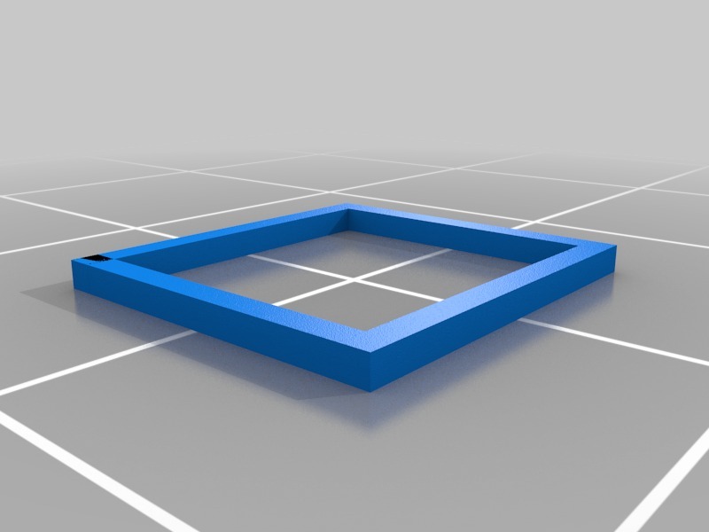 正方形3D打印模型