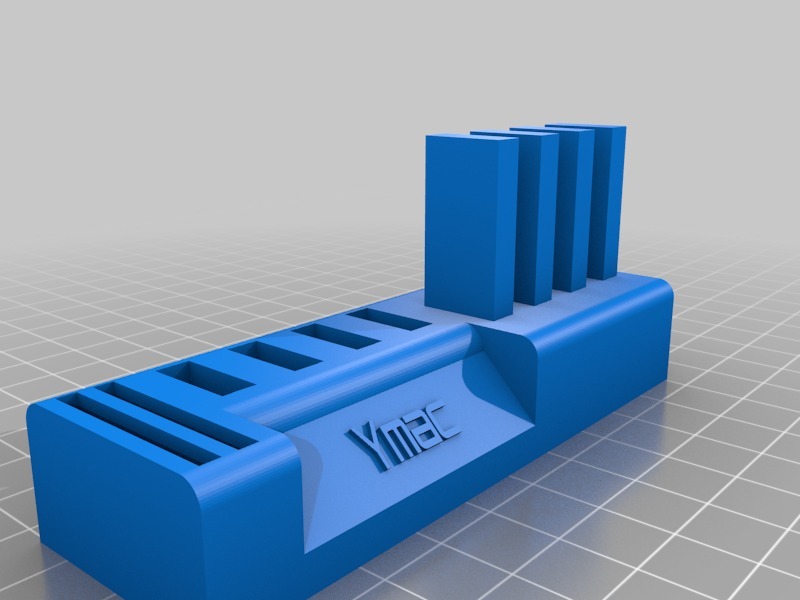 USB插头存放槽3D打印模型