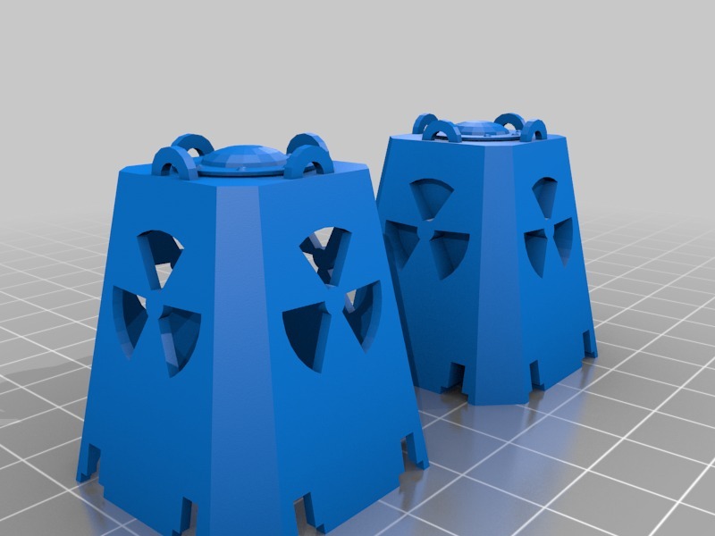 放射性废物存放桶3D打印模型