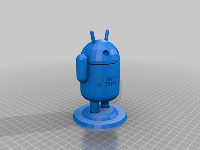 Iphone机器人3D打印模型