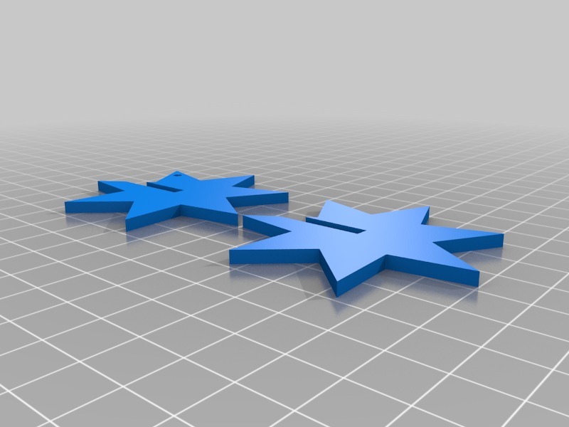 6角星3D打印模型