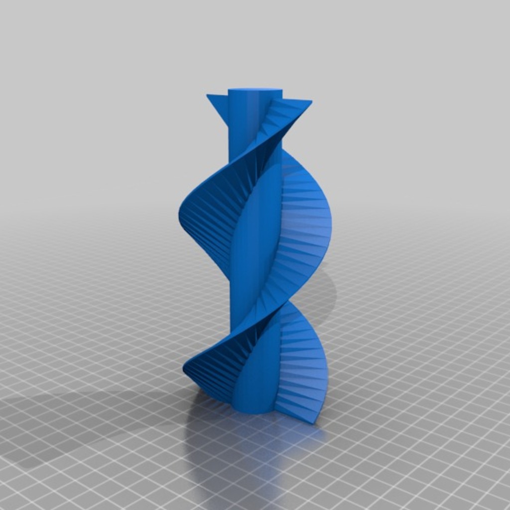 螺旋状物3D打印模型