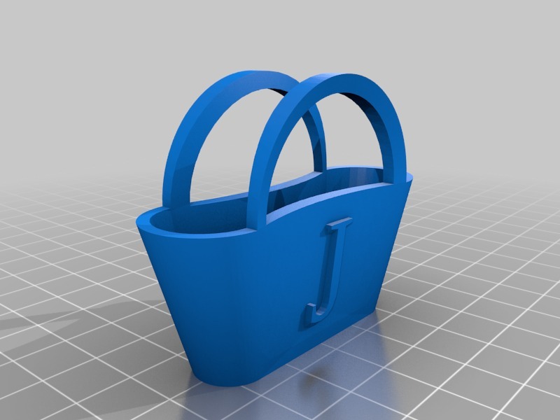 芭比手提包3D打印模型