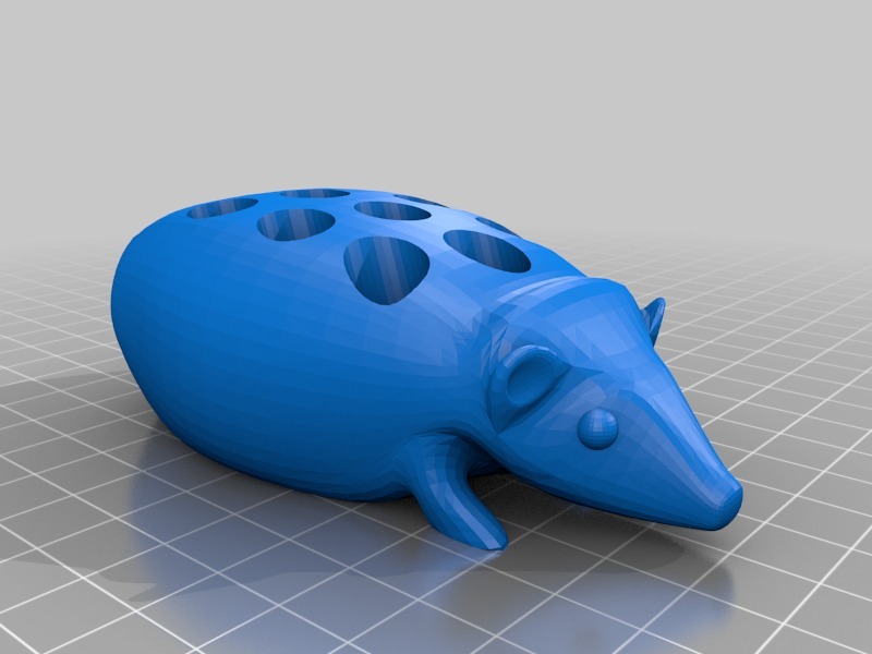 刺猪笔架3D打印模型