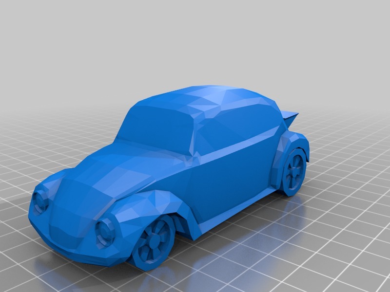 车子3D打印模型