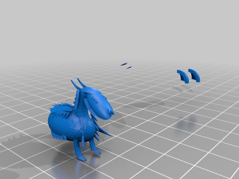 很酷的龙3D打印模型