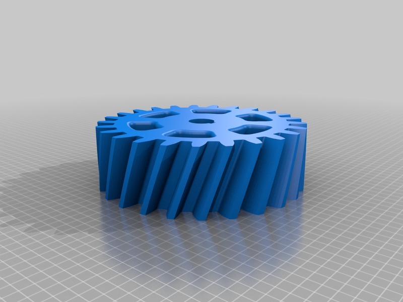 斜齿轮3D打印模型