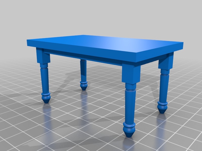 桌子3D打印模型