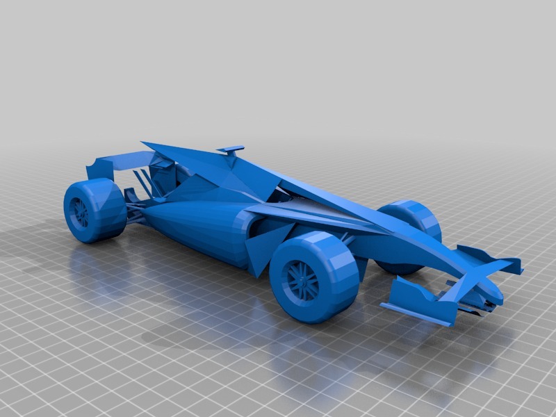 跑车3D打印模型
