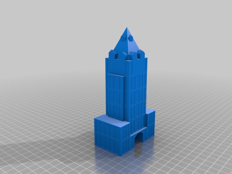 钟楼3D打印模型