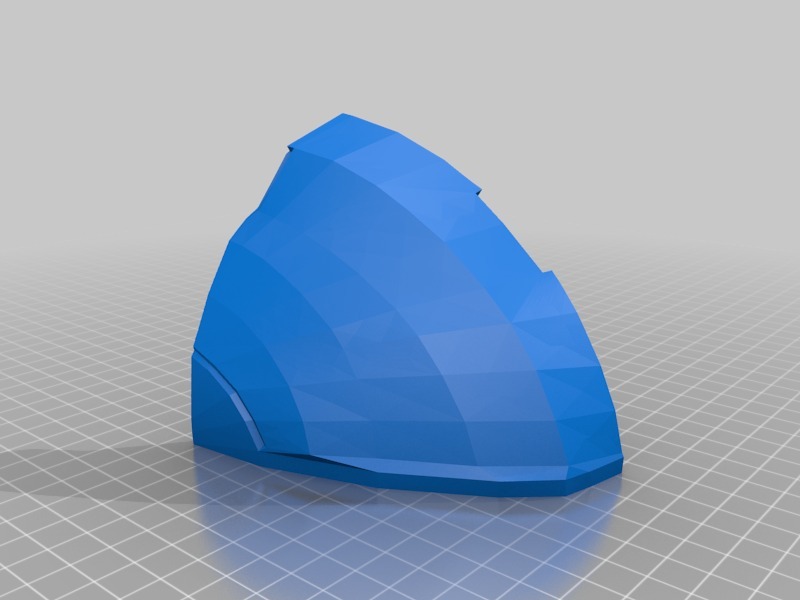 全尺寸的光环头盔3D打印模型