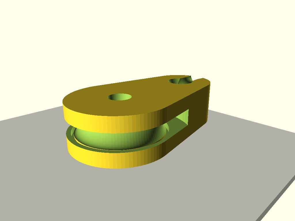 滑轮3D打印模型