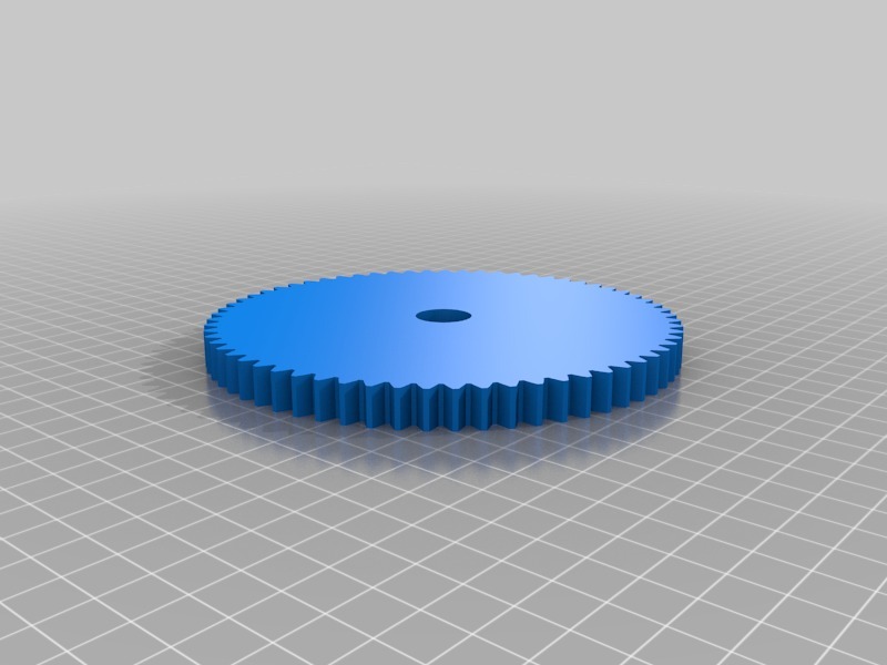 我的定制的渐开线齿轮和齿条3D打印模型