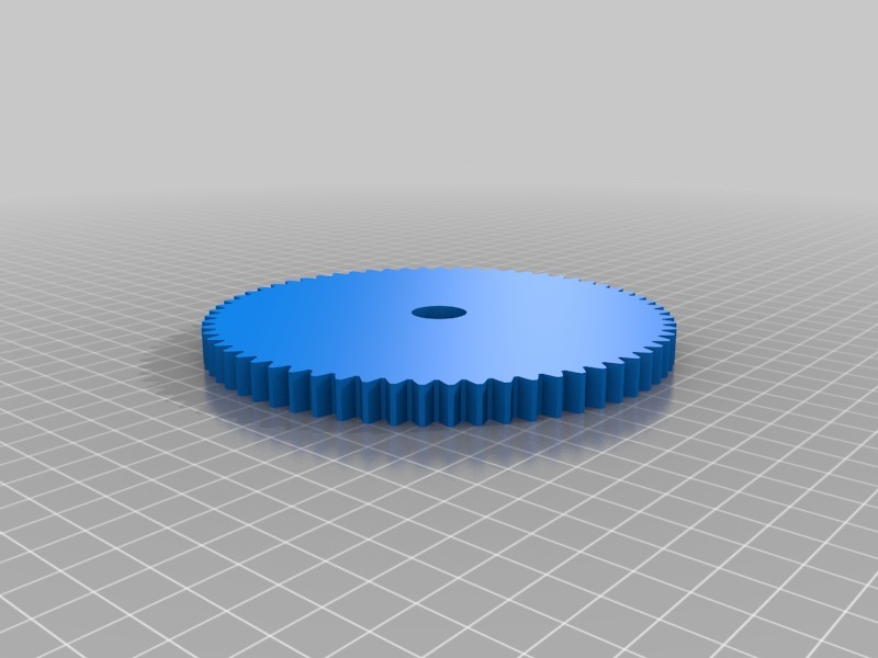 我的定制的渐开线齿轮和齿条3D打印模型