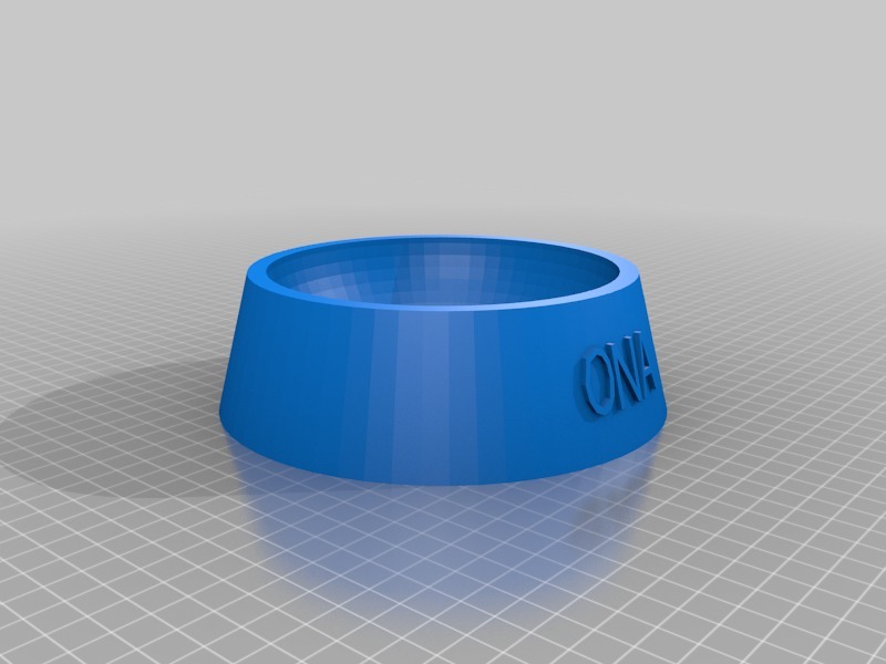 我定制的狗食碗3D打印模型