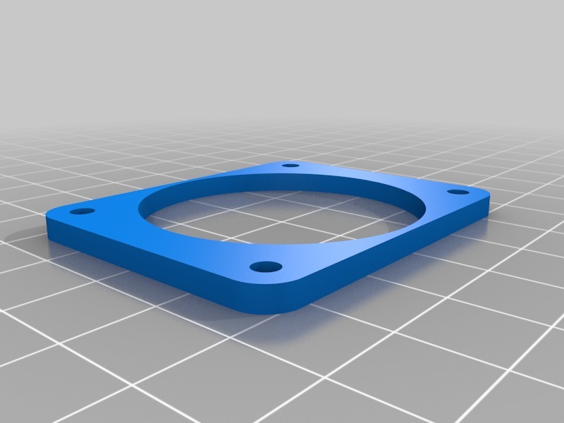 40×50毫米风扇保护双挤压3D打印模型