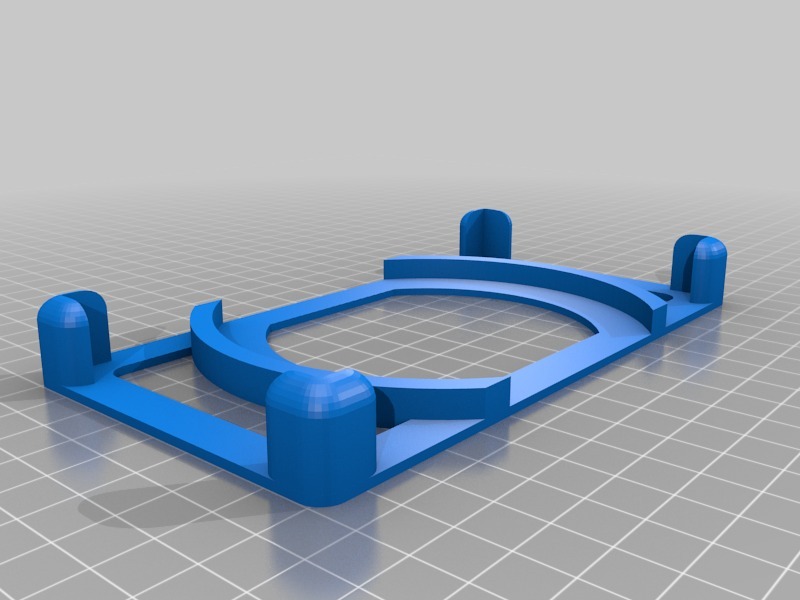 可定制的手机充电器垫架3D打印模型