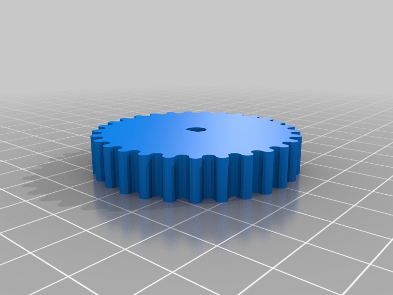 我定制的齿轮3D打印模型
