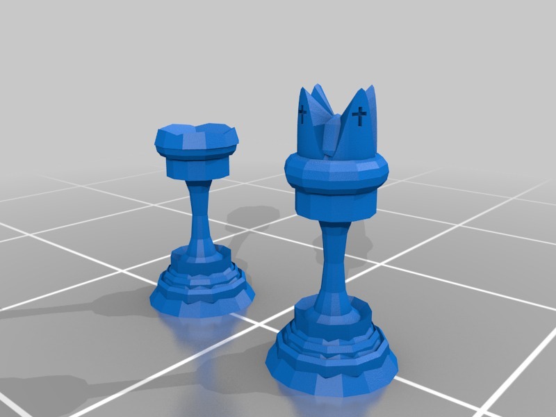 国际象棋3D打印模型