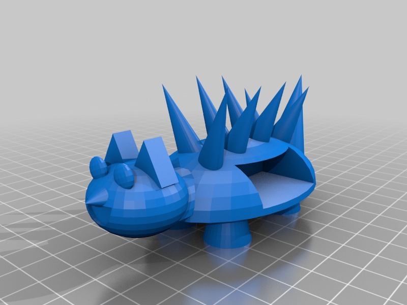 刺猬Amur-Elzing3D打印模型