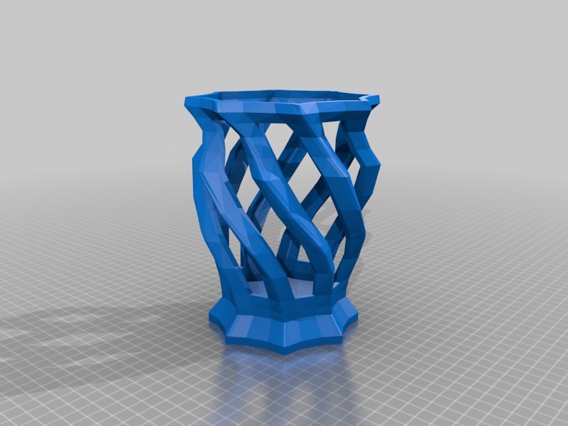 镂空花瓶模型3D打印模型