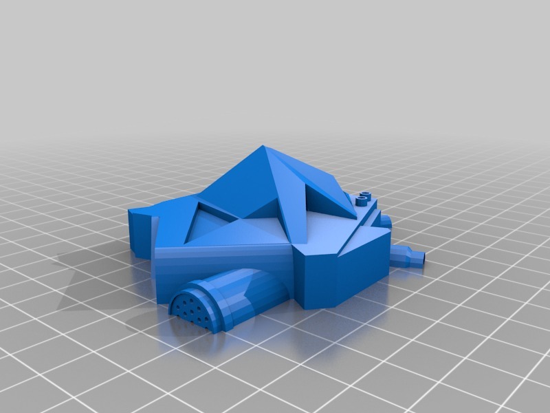 振荡逆掩断层3D打印模型