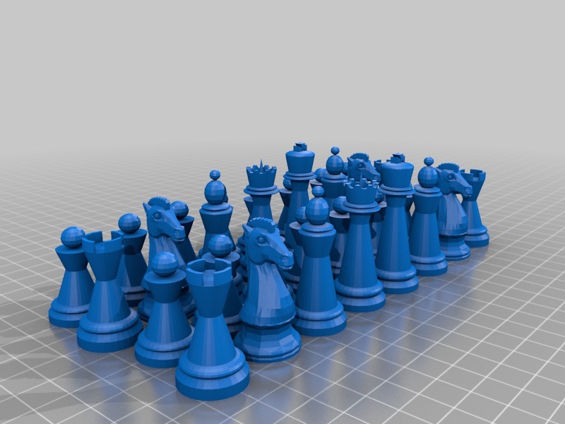 蒸汽棋牌3D打印模型