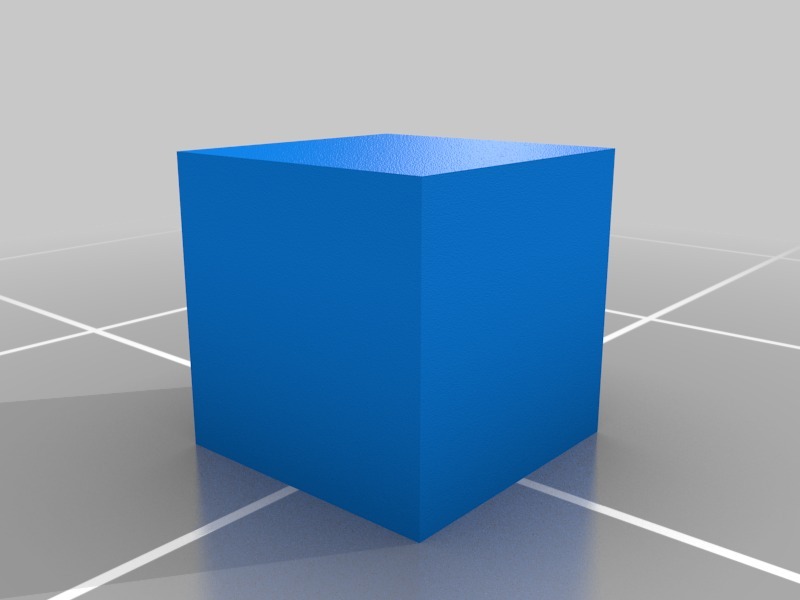 空心立方体3D打印模型