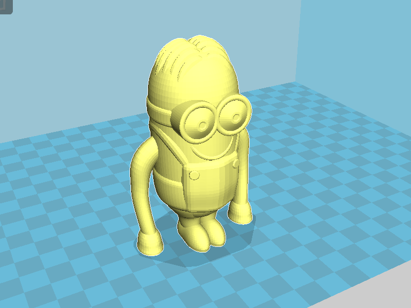 小黄人 大长手3D打印模型