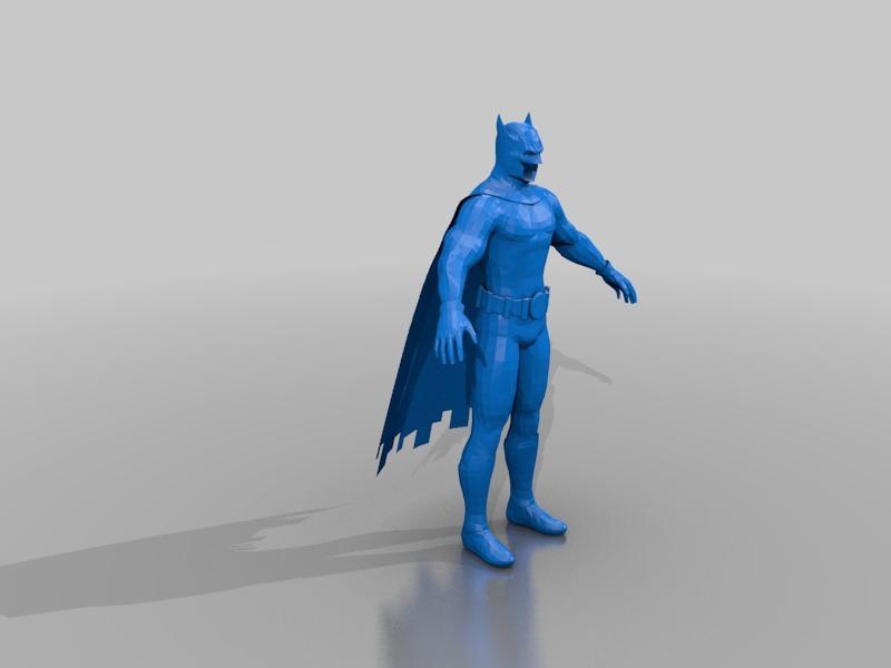 蝙蝠侠-披风版3D打印模型
