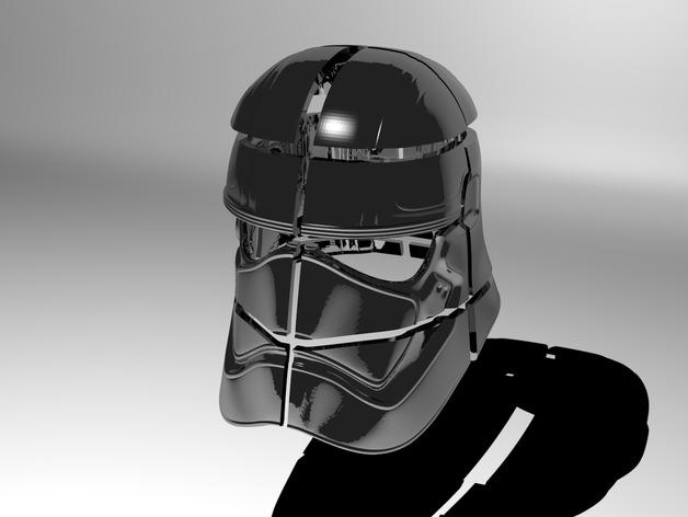 法斯马队长头盔3D打印模型